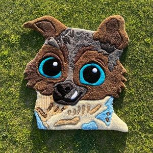 Hand Tufted Acrylic Rug of Perrito from Puss in Boots movie